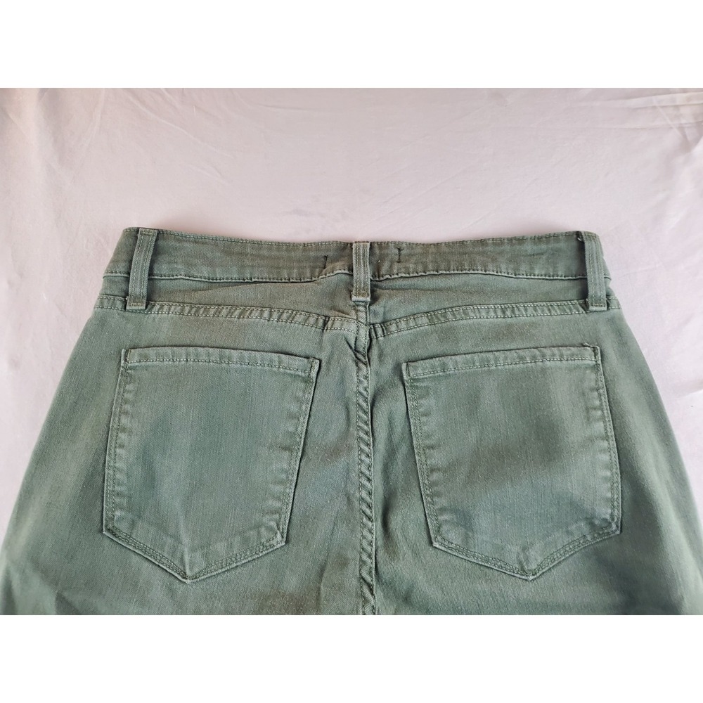 Monfrere Pants Mens 31 Green Army Stretch Performance Zip Pockets Japanese Denim - Picture 4 of 16